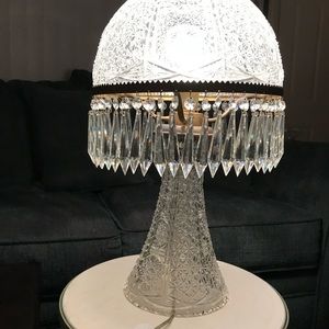 Beautiful antique Crystal table lamb